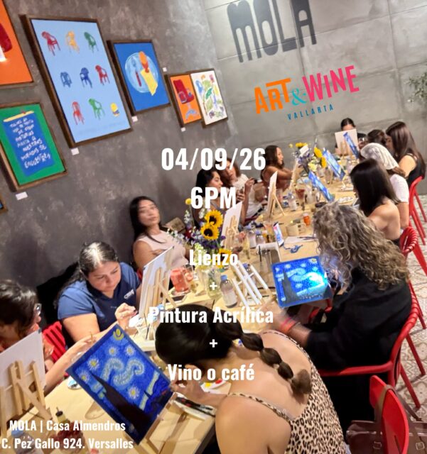 Sold Out! Gracias por confiar en nosotros MAÑANA EVENTO 6pm en MOLA café ☕️ #ArtAndWineVallarta
#ArteYVinoVallarta
#AmantesDelArte
#ObrasMaestras
#ExperienciaCultural